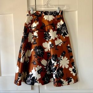 J. Crew Collection A-line wool silk skirt